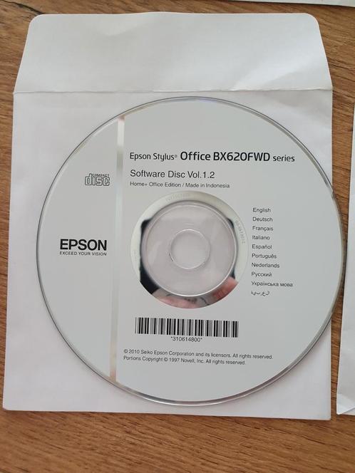 Epson Stylus Office BX620FWD series disc