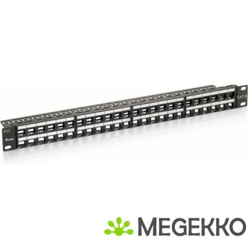 Equip Cat 6 Keystone Patch Panel unshielded 48-port