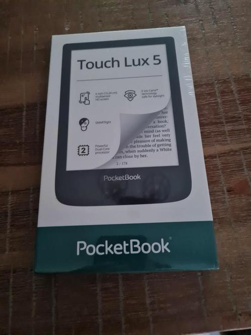 Ereader nieuw in doos. Pocketbook Touch Lux 5 de luxe.