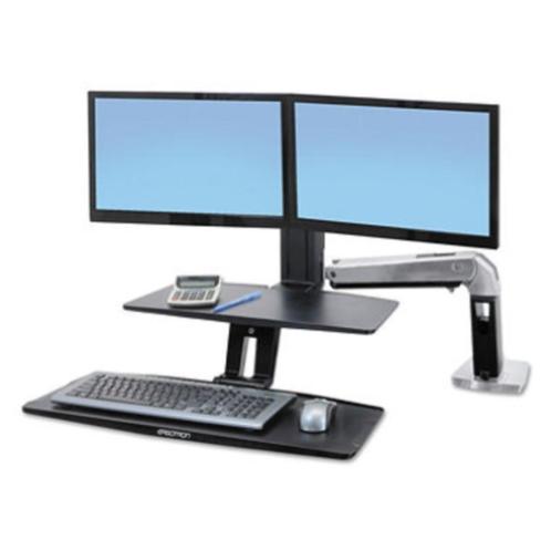 Ergotron WorkFit-A Dual HD Suspended Keyboard 24-392-026 