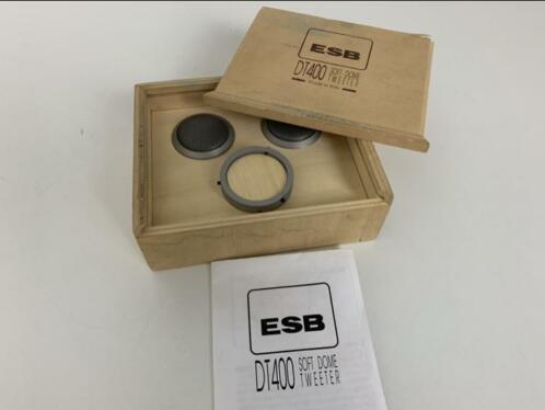 ESB DT 400 High end soft dome tweeter Italy zeldzaam 269,-