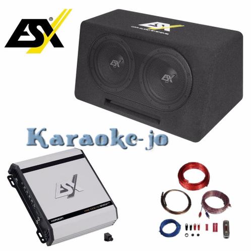 ESX DBX208Q SUBWOOFER MET KlASSE D VERSTERKER