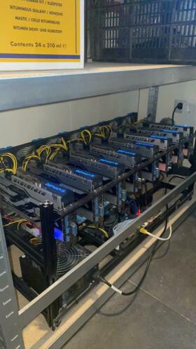 Ethereum mining rig miner 254 mhs 8xRX580