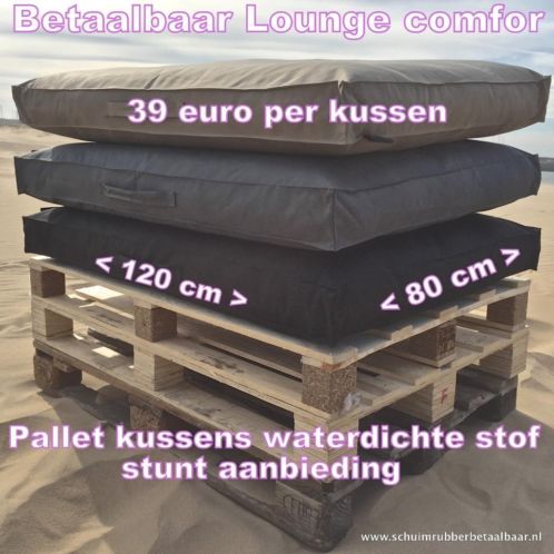 Euro pallet kussen outdoor betaalbaar lounge comfort
