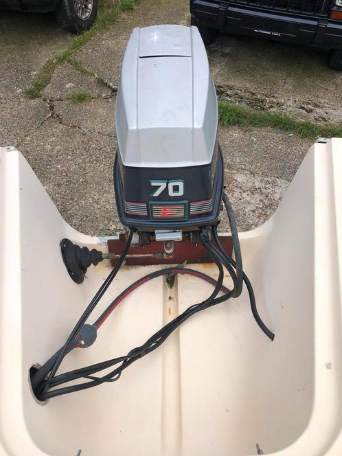 Evinrude 2 takt 70 pk langst elektr start afstbed