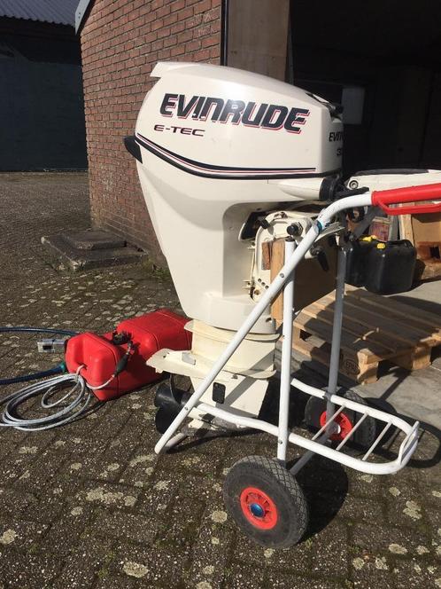 Evinrude 30pk E-TEC  bijboot  trailer  onderdelen