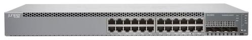 EX2300-24T, 24-port 101001000BASET, 4 x 110G SFPSFP