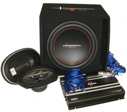 Excalibur X2 Trunkpack - Compleet Subwoofer Bass pakket