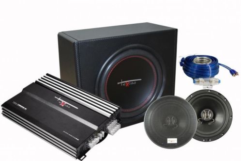 Excalibur X2.2 geluidspakket subwoofer versterker 2000 watt