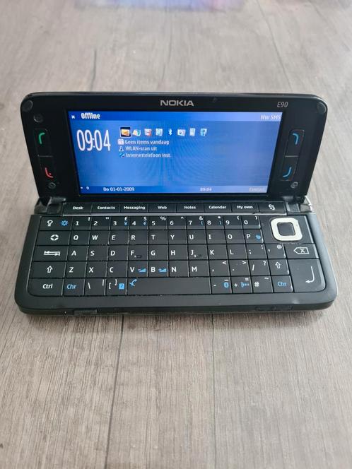 Exclusieve Nokia E90 communicator zwart in nieuwstaat