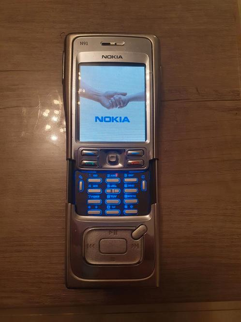 Exclusieve retro Nokia N91 Silver zeldzaam collectors item