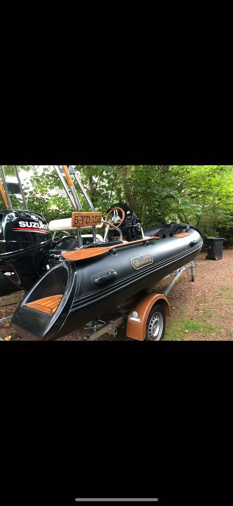 exclusieve rib  haast nieuwe set 30 pk bb motor power trim
