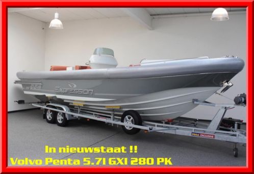 Expression 29 5.7L Volvo Penta GXI 280 PK Rubber  Speedboot