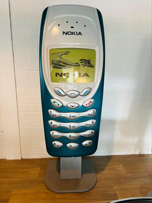 Extreem grote 1.75 m X 65cm Nokia 3410 vintage 2002  mancave