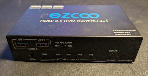 Ezcoo HDMI 2.0 KVM switch 4x1