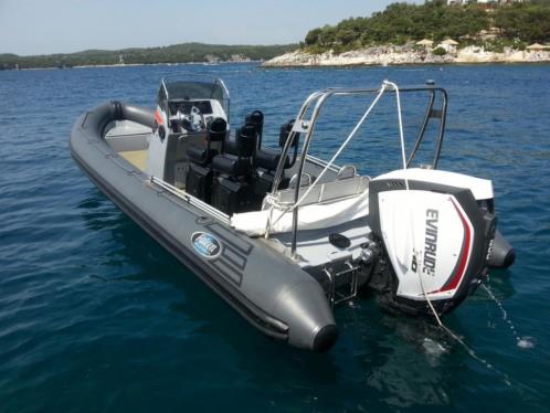 Falcon RIB 760 met Evinrude 200 HO pk G2 2016