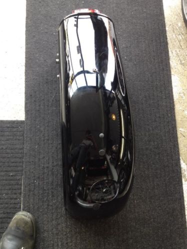 Fatbob achterspatbord spatbord zwart met achterlicht 