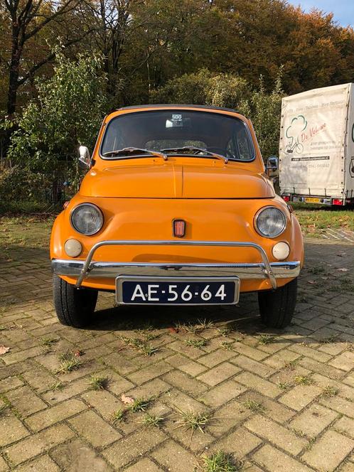 Fiat 500 0.5 L 1969 Geel oldtimer