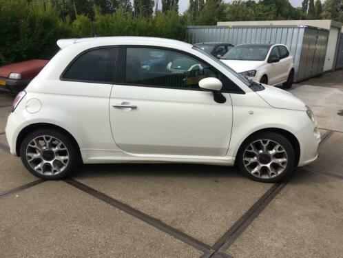 Fiat 500 0.9 80pk Twinair Turbo Dualogic 2015 Wit Automaat