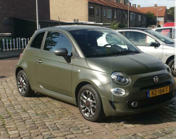 Fiat 500 0.9 Twinair 2018 Mat Groen