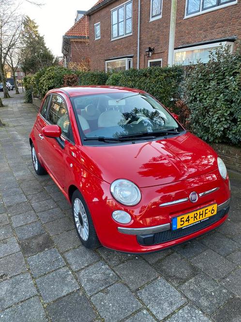 Fiat 500 0.9 Twinair 85. Rood, bj. 2011