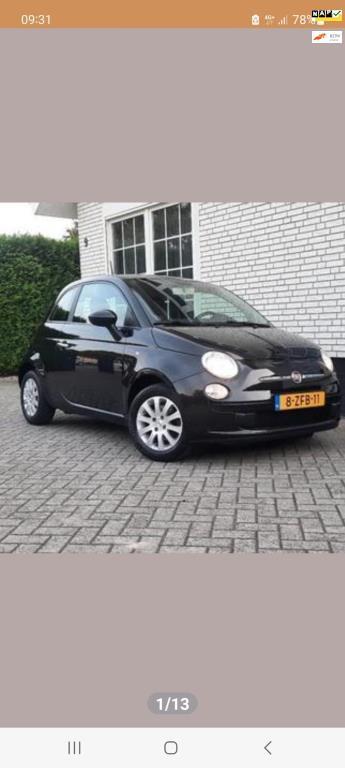 Fiat 500 1.0 TwinAir .2014 org ned weinig km nap Financieri