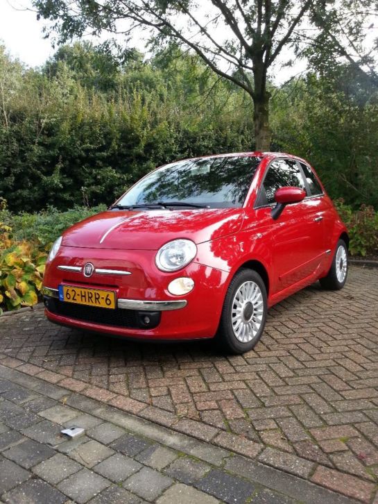 Fiat 500 1.2 2009 Rood