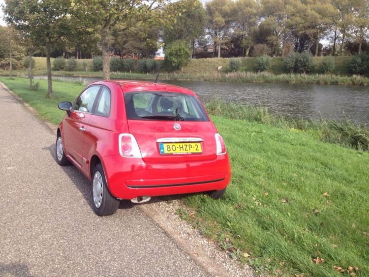 Fiat 500 1.2 AUT 2009 Rood