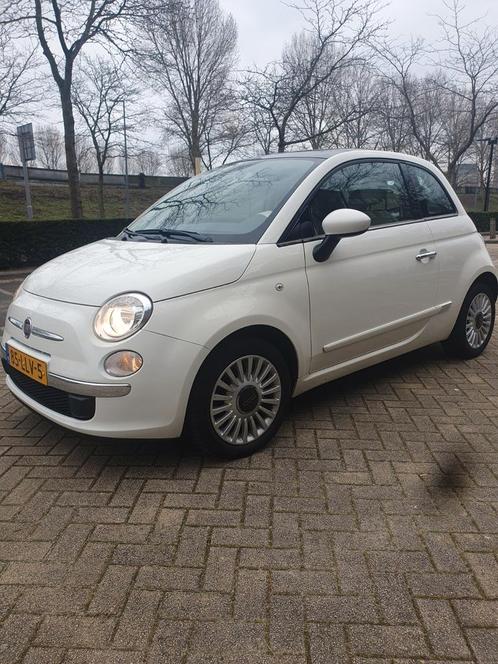 Fiat 500 1.2 AUT 2010 Wit panorama dak airco