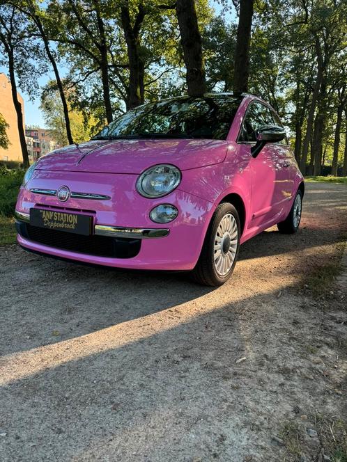 Fiat 500 1.2 AUT 51KW 2010 Rossa Automaat Airco Schuifdak 