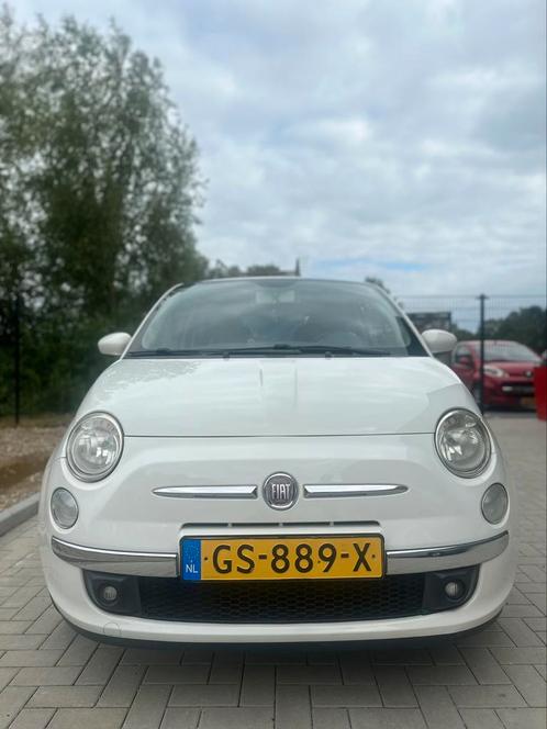 Fiat 500 1.2 C 2008 Wit met ingebouwde navigatie