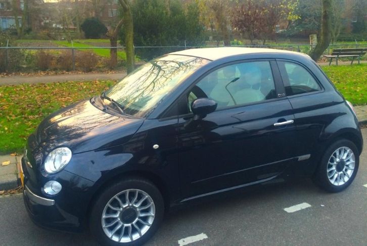 Fiat 500 1.2 C 2012 Blauw