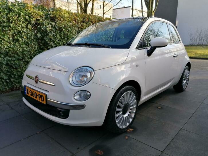 Fiat 500 1.2 C 2015, panoramadak, airco, Apk 23-01-2023