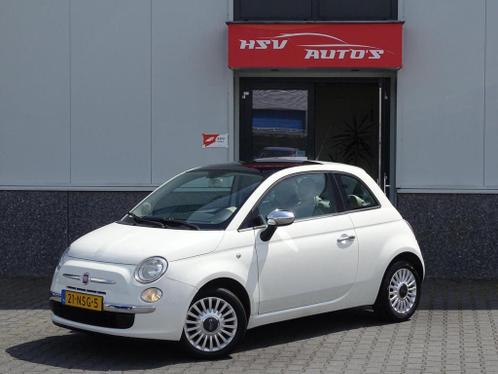 Fiat 500 1.2 Lounge Airco Glazendak 2009 Wit