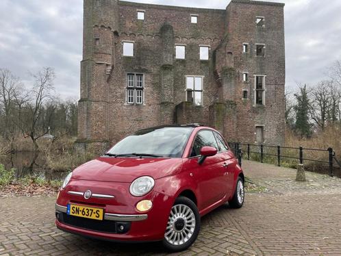 Fiat 500 1.2 Lounge airco, schuifdak  panorama