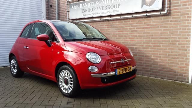 Fiat 500 1.2 Lounge Schuif Panorama Clima 2012