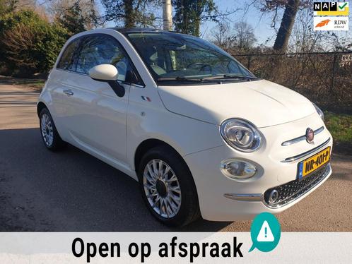 Fiat 500 1.2 Lounge  wit  panoramadak  airco  navi