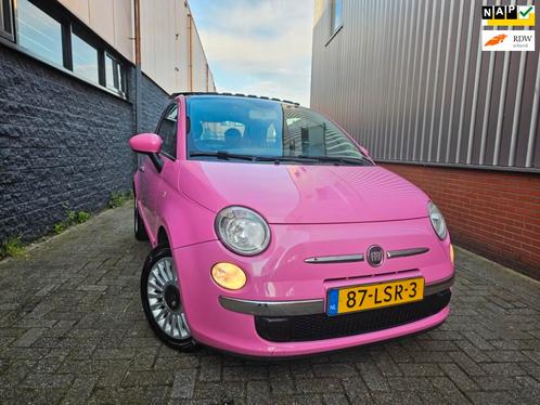 Fiat 500 1.2 Rosa  Roze  Nap Automaat Panoramadak Airco