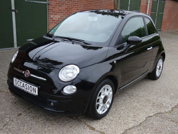 Fiat 500 1.2 SPORT Zwart Metallic in ZEER MOOIE STAAT 