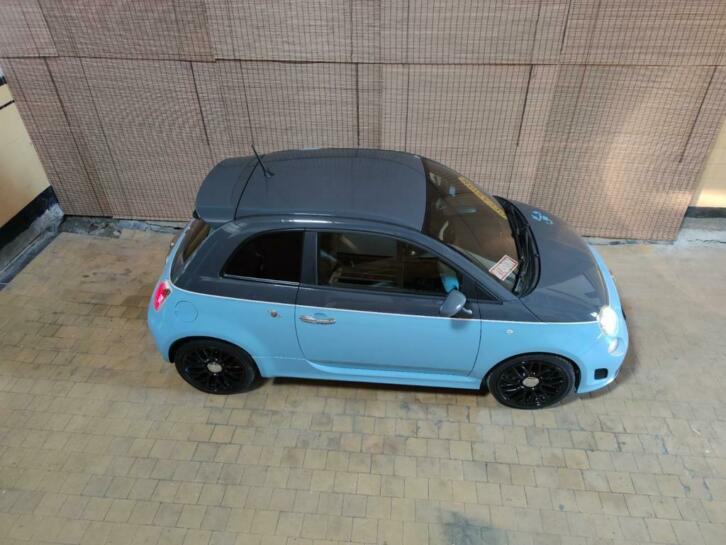 Fiat 500 1.4 Abarth C 2015 Blauw 55000 kilometer  177 pk 