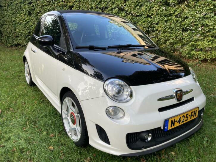 Fiat 500 1.4 T-jet 180PK Abarth Cabrio Automaat, ALLE OPTIES