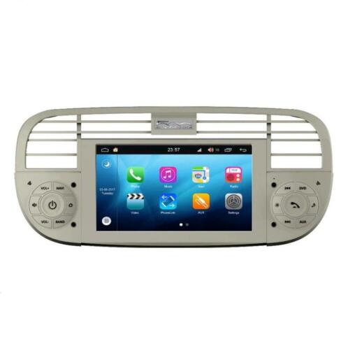 Fiat 500 Android 10 Navigatie DAB Radio CarPlay Bluetooth