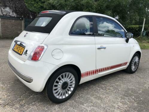 Fiat 500 cabrio elektrische.bj 2012, 20838km, leer