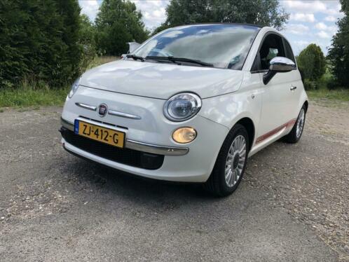 Fiat 500 cabrio elektrische.bj 2012, 20838km, leer