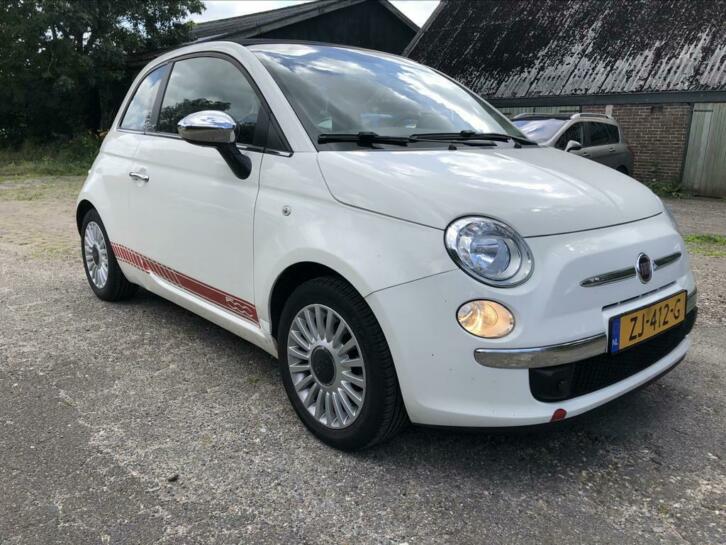 Fiat 500 cabrio elektrische.bj 2012, 20838km, leer