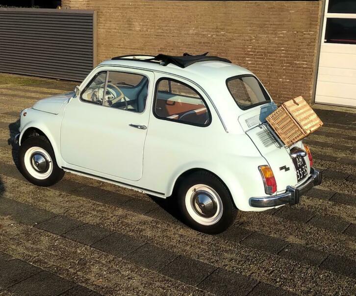 Fiat 500 F Nuova 1968 Blauw HELEMAAL IN NIEUW STAAT met APK