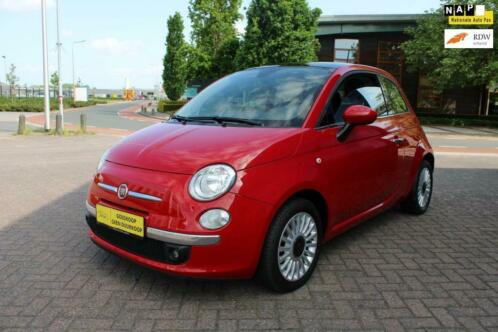 Fiat 500 Rosso LOUNGE Airco volledige onderhoudshistorie MOO