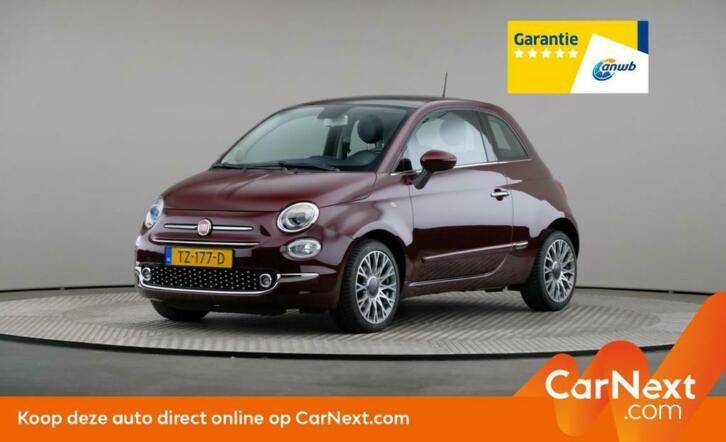 Fiat 500 TwinAir Turbo 80 Lounge, Airconditioning, Navigatie