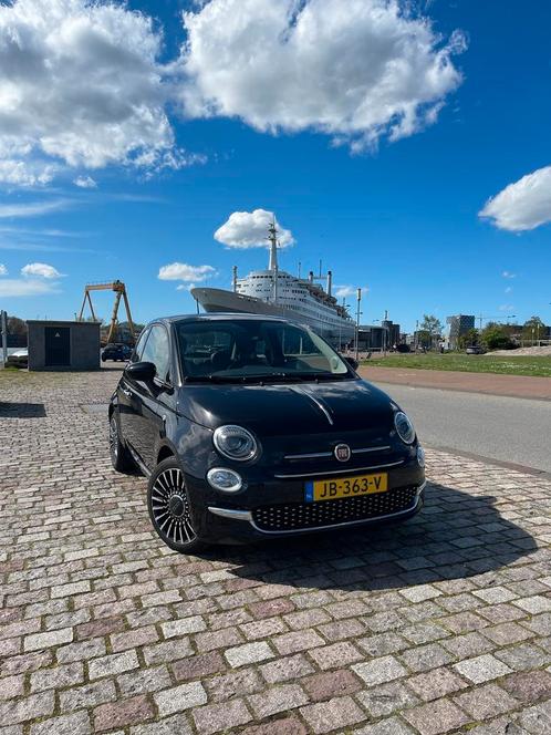 Fiat 500 Twinair Turbo 80pk 2016 Panoramadak Automaat Zwart