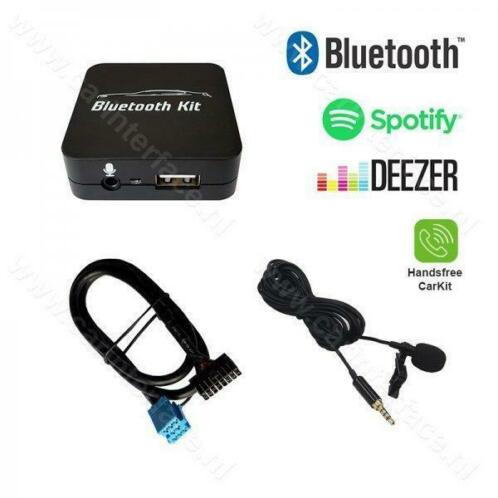 FIAT Bluetooth streamen  handsfree carkit Spotify, Deezer